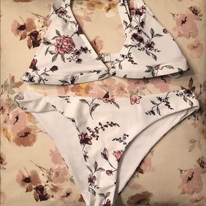 Shein Floral Bikini Set